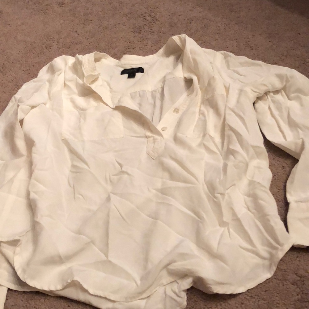 J crew long sleeve blouse